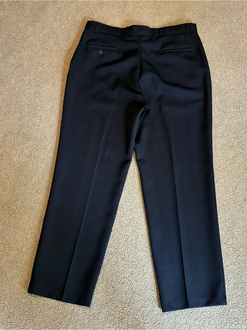 Mens Action Slacks By Levi Strauss Black Dress Pants Classic Tailored Trousers
